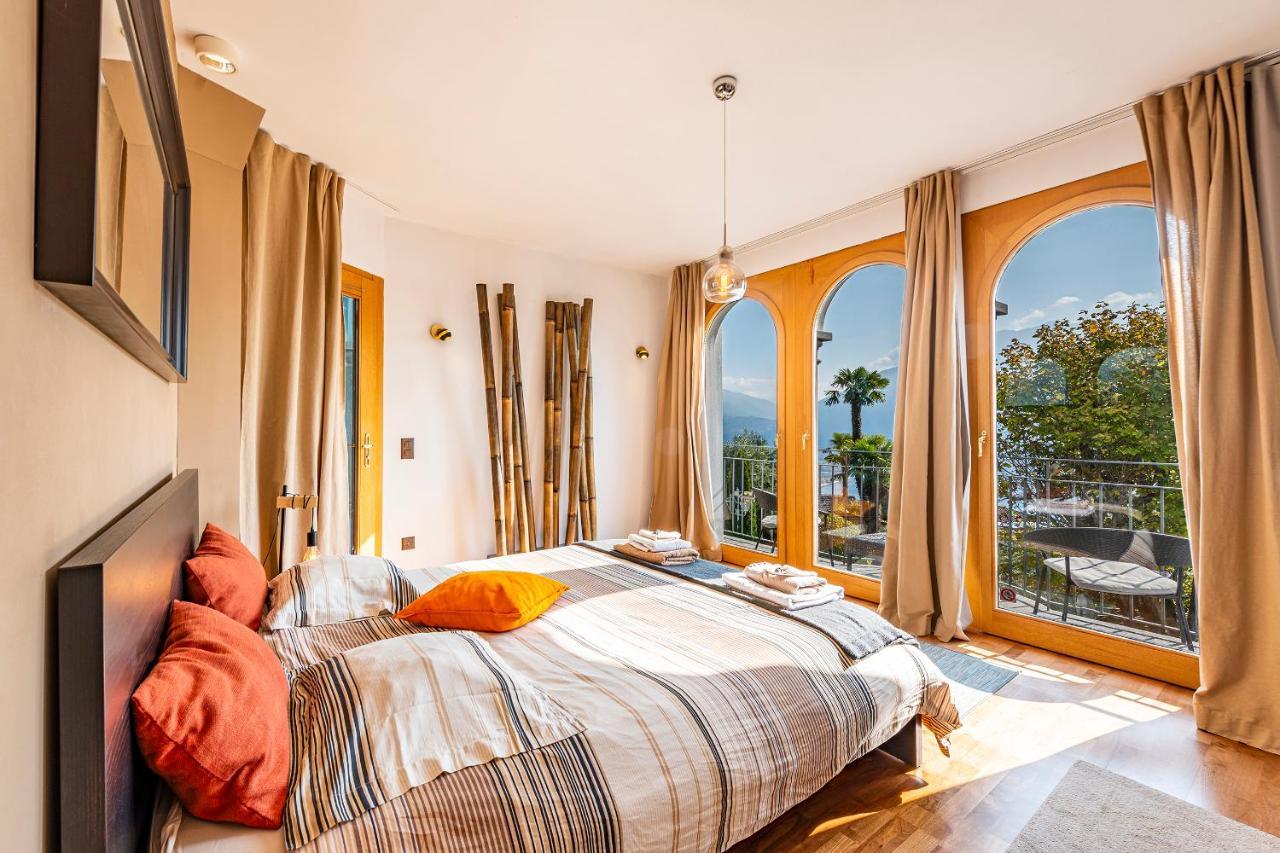 Casa Luna - Wonderful Lake View Brione sopra Minusio Exterior foto